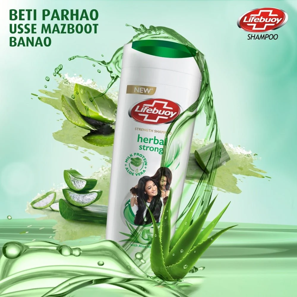 LIFEBUOY HERBAL 375ML SHAMPOO